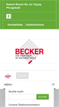 Mobile Screenshot of holz-becker.com
